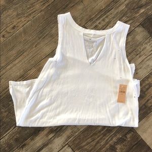 American eagle distressed tank top